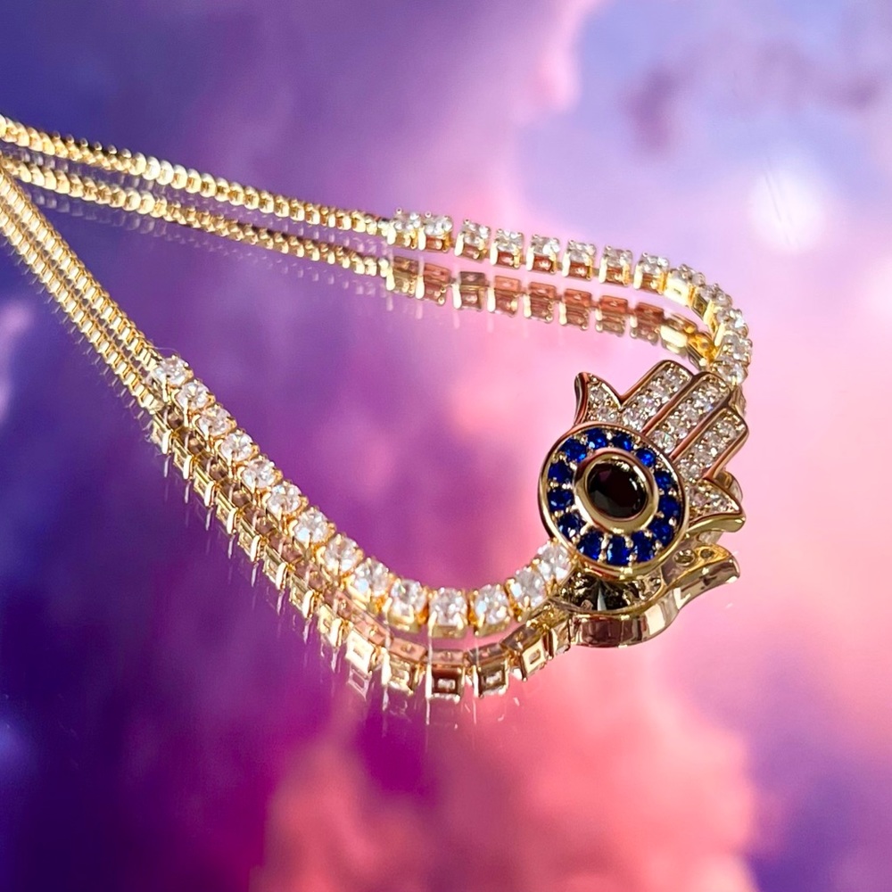 Evil eye bracelet